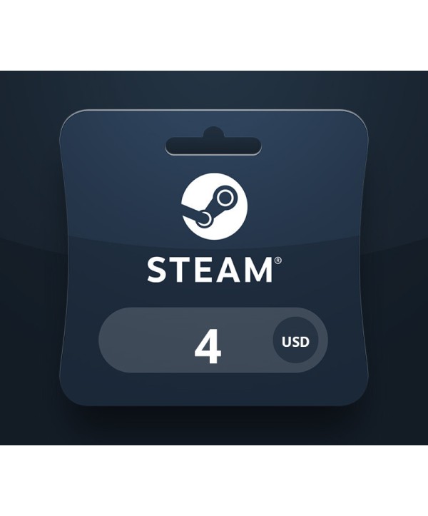 Steam Wallet Card $4 TURKEY Activation Code Steam Key 